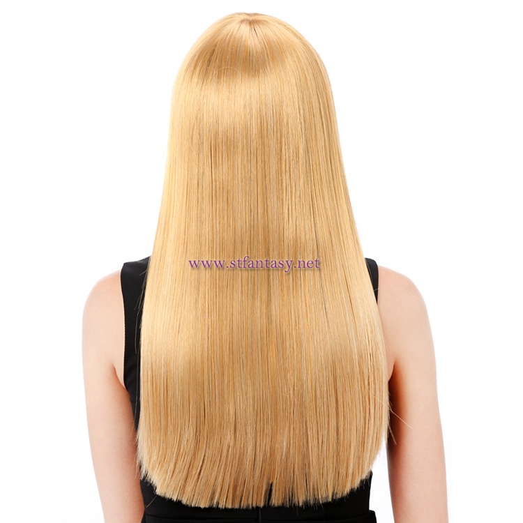 Shenzhen Wig Wholesale-Best Selling Long Straight Blonde Synthetic Wig for Women