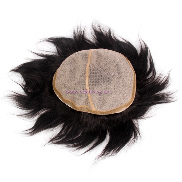 Mens Toupee Wholesale- 100% Virgin Hair 11X9  Natural Straight Pieces