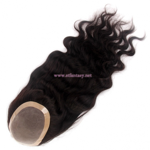Body Wave Women Toupee-Wholesale 100% Virgin Hair 7x5 Lace Closure