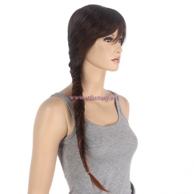 ShenZhen Wig -Long Straight Mannequin Wig with Braid Factory Price