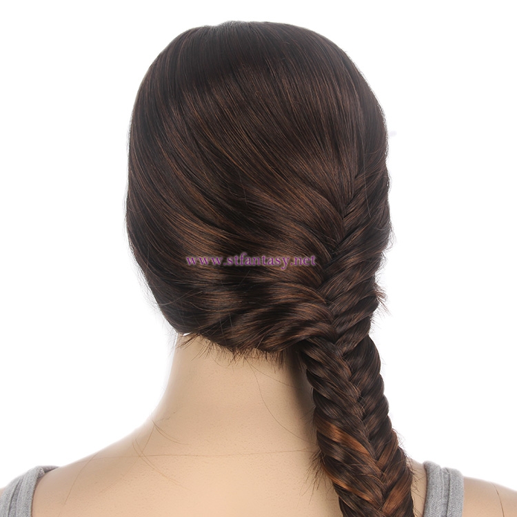 ShenZhen Wig -Long Straight Mannequin Wig with Braid Factory Price