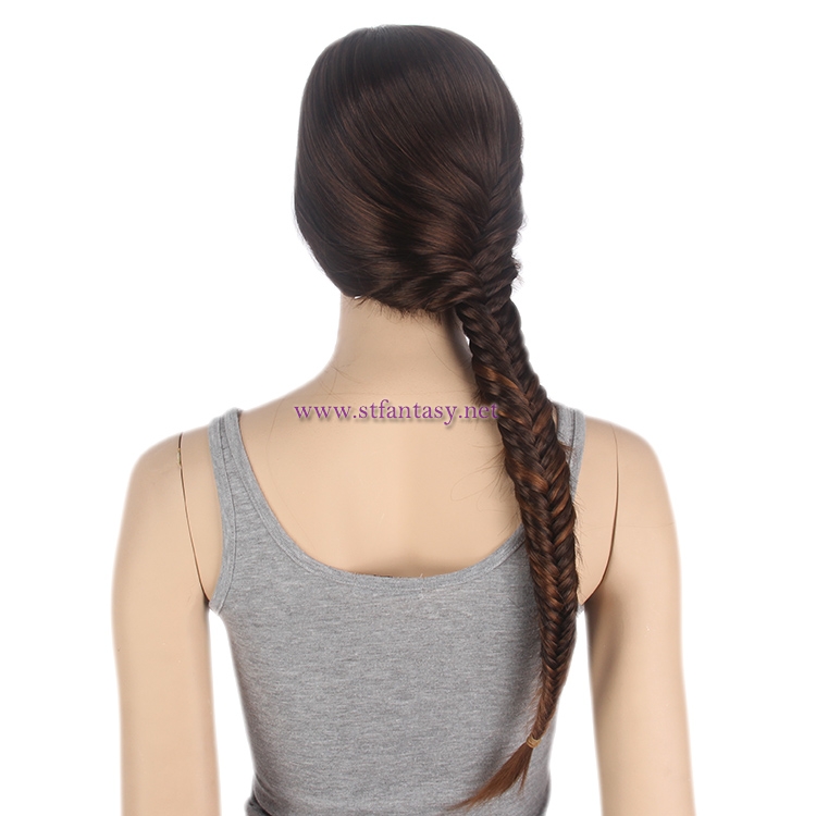 ShenZhen Wig -Long Straight Mannequin Wig with Braid Factory Price