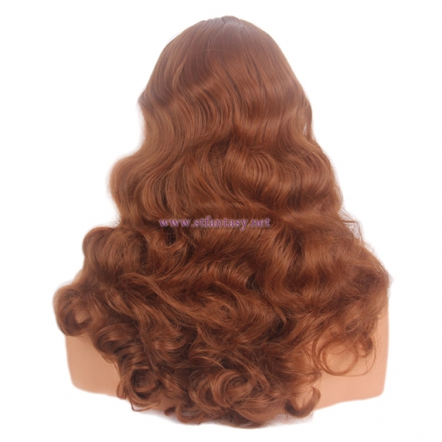 Wig Manufacturer- Best Quality Dark Brown Short Curly Synthetic Wig Supplier