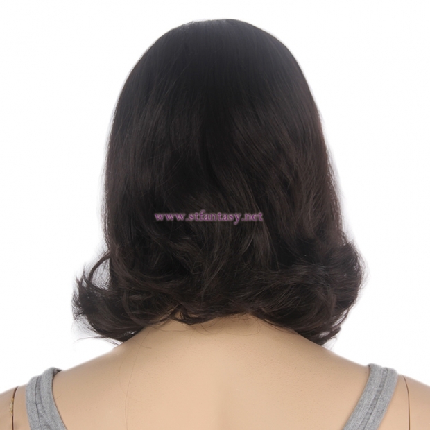 Curly Wig Supplier-Wholesale Good Looking Natural Black Wavy Wig For Women