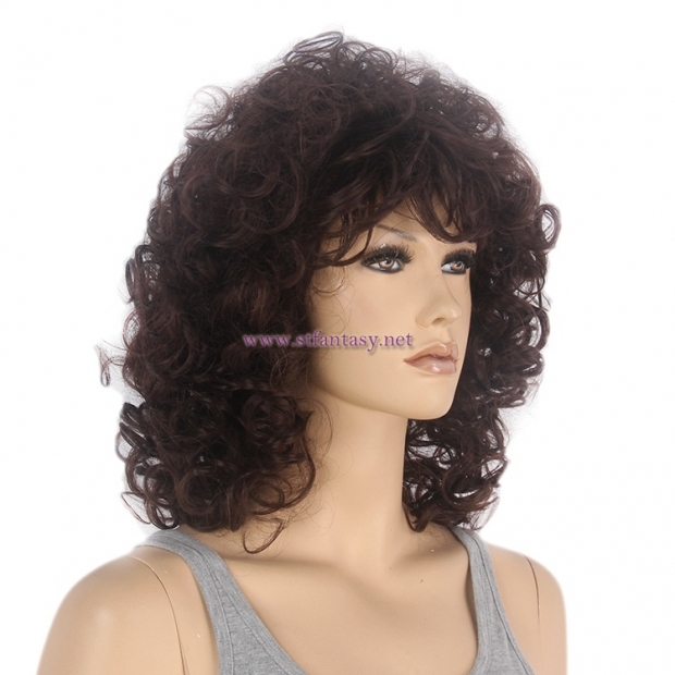 Synthetic Wig in Guangzhou- Sexy 15" Afro Wig for Black Women Manufacturer