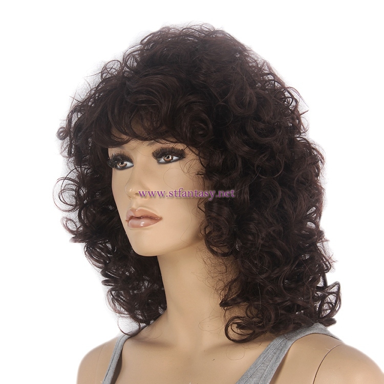 Synthetic Wig in Guangzhou- Sexy 15" Afro Wig for Black Women Manufacturer