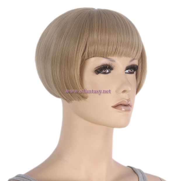 Mannequin Wig- Top Quality Blonde Straight Bob Wig for Display Model