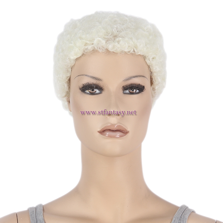 Fantasy Wig- 2 inch Cream Color Mannequin Wig Factory