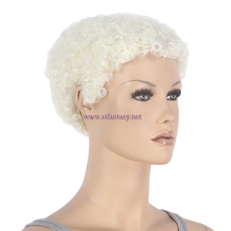 Fantasy Wig- 2 inch Cream Color Mannequin Wig Factory