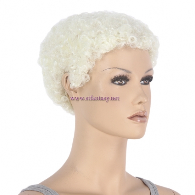 Fantasy Wig- 2 inch Cream Color Mannequin Wig Factory
