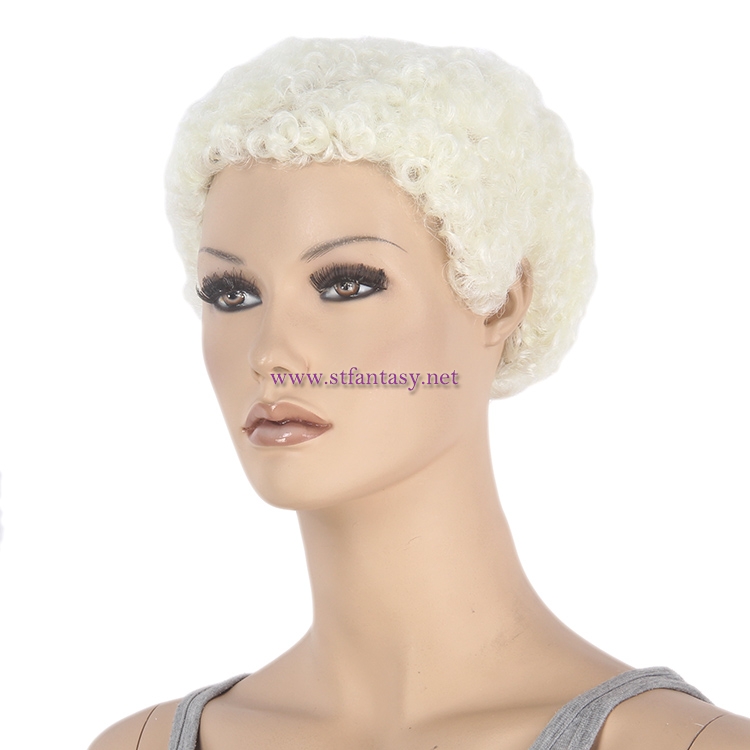 Fantasy Wig- 2 inch Cream Color Mannequin Wig Factory