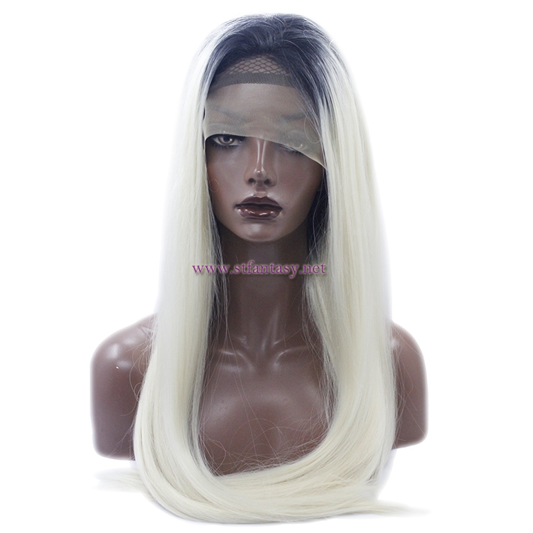 100% Density Lace Front Wig- Silky Straight Women's Wog Outlet