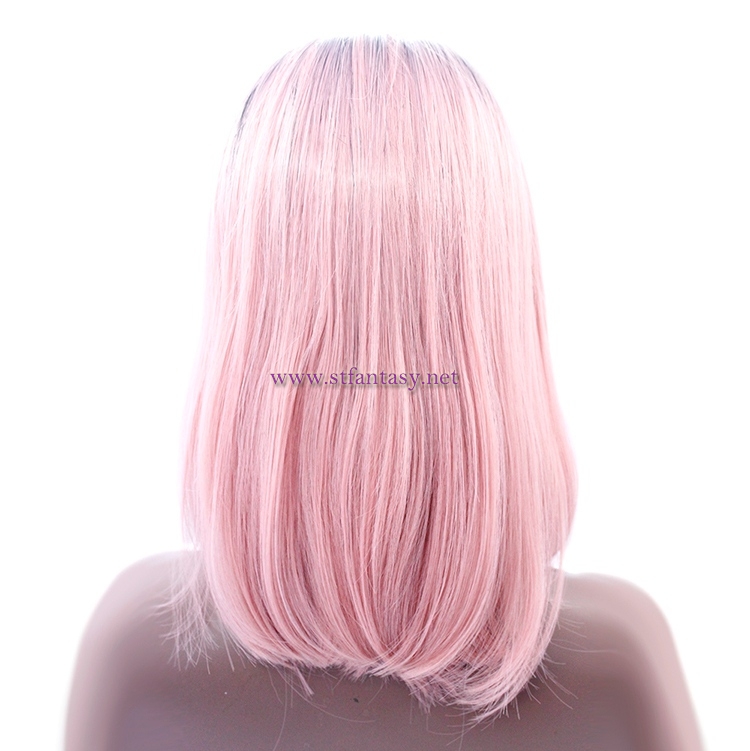 Pink Ombre Wig- Cheap Synthetic Lace Front Wig from Guangzhou Fantasy Wig