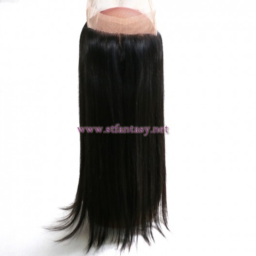 ST Fantasy 360 Lace Frontal Closure Straight Hair With 2Bundles Virgin Hair