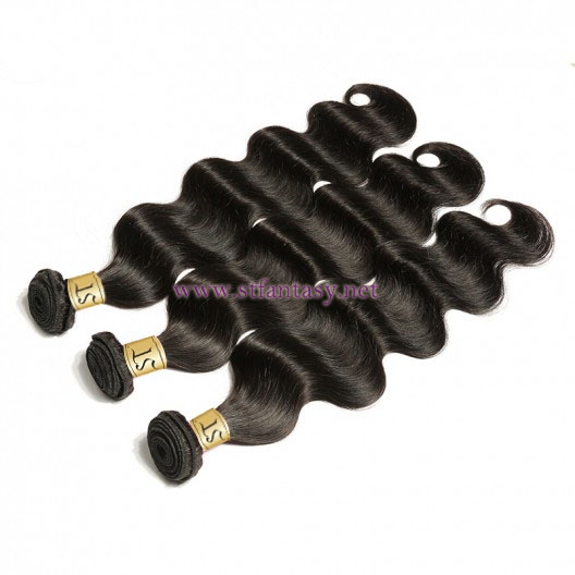 ST Fantasy  Brazilian Body Wave Hair 3Bundles Black Color