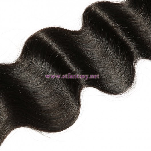 ST Fantasy Peruvian Human Hair 4Bundles Virgin Unprocessed Body Wave Hair Natural Color