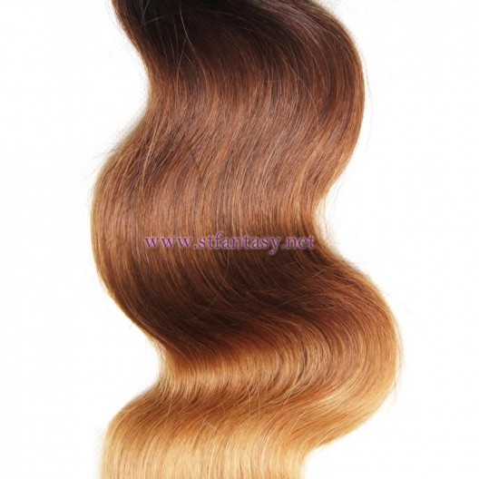 ST Fantasy Malaysian Body Wave Hair Ombre 3 Tone 3Bundles