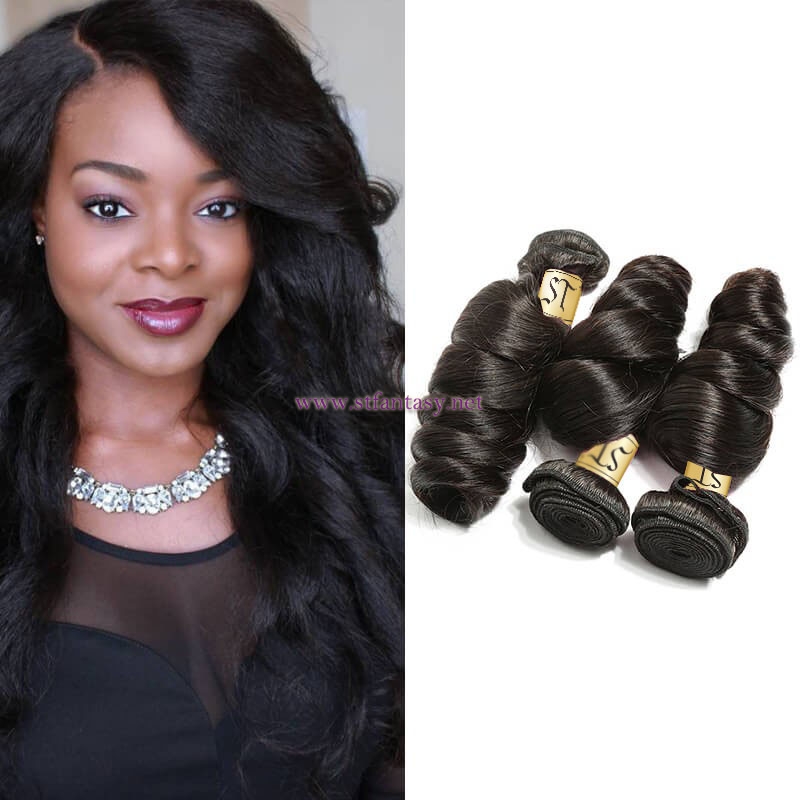 ST Fantasy Virgin Malaysian Loose Wave Hair 3Bundles