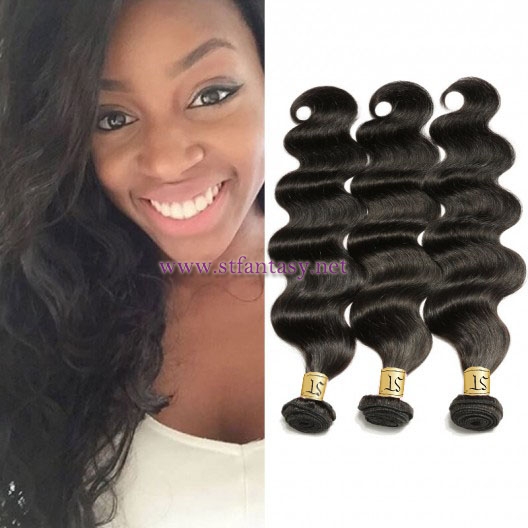 ST Fantasy  Brazilian Body Wave Hair 3Bundles Black Color