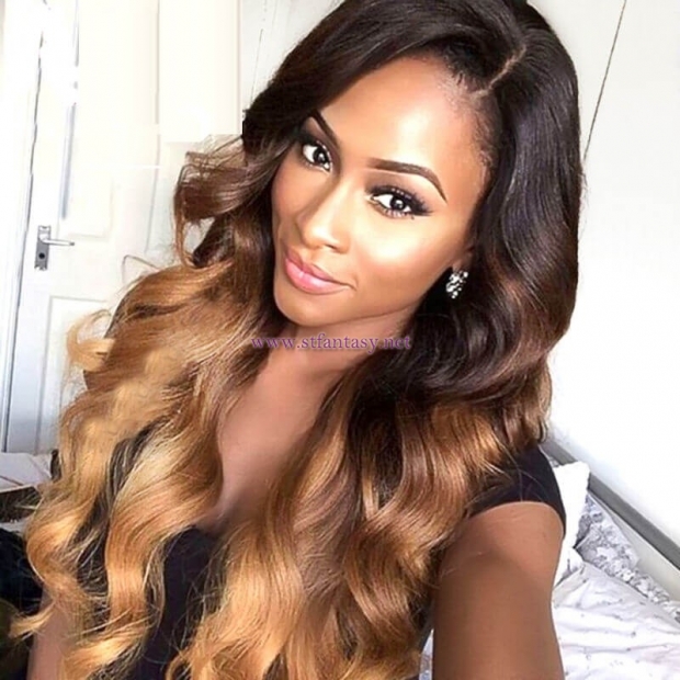 ST Fantasy Malaysian Body Wave Hair Ombre 3 Tone 3Bundles