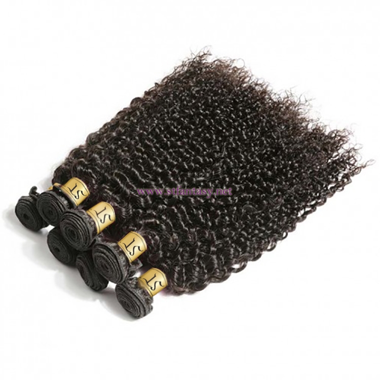 ST Fantasy Virgin Peruvian Hair Jerry Curly 3Bundles