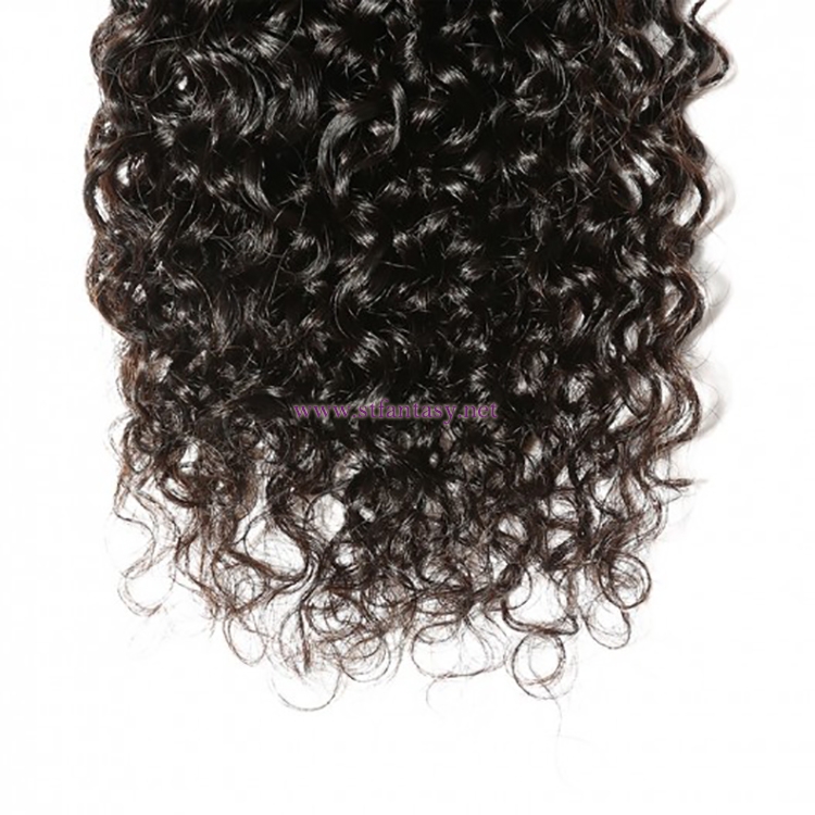 ST Fantasy Peruvian Jerry Curly Hair 4Bundles Weft Natural Color