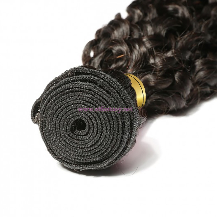 ST Fantasy Malaysian Virgin Hair African American Jerry Curly Weave 4Bundles