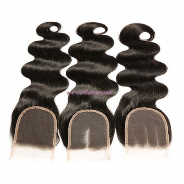 ST Fantasy 3 Bundles Brazilian Body Wave Hair With Lace Closure