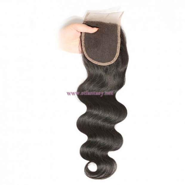 ST Fantasy Indian Body Wave Hair 3Bundles With 4*4 Lace Closure