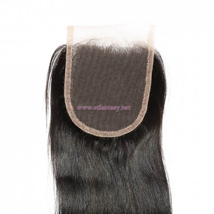 ST Fantasy 4Bundles Brazilian Straight Hair With Lace Closure 44
