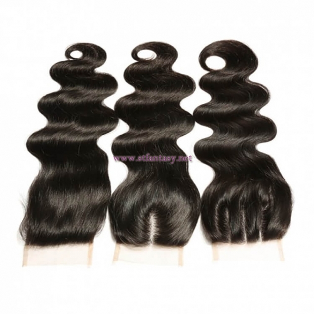 ST Fantasy Brazilian Hair 4Bundles With Lace Closure Body Wave Hair Weft