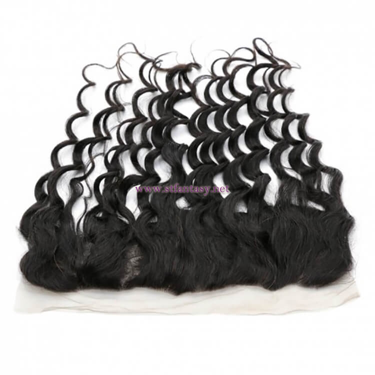 ST Fantasy Best Lace Frontal With 3Bundles Natural Wave Human Hair