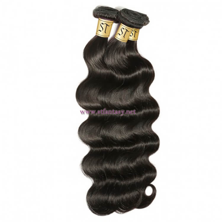 ST Fantasy Malaysian Hair 3Bundles With Lace Frontal Closure