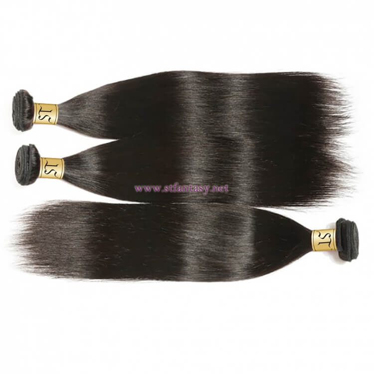 ST Fantasy Indian Lace Frontal Closure with 3bundles Straight Hair
