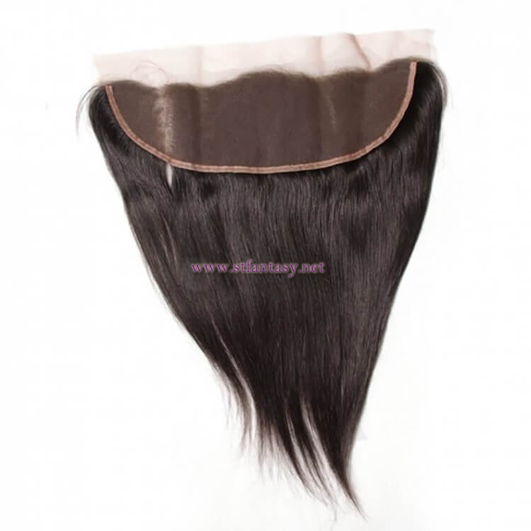 ST Fantasy Brazilian Straight 13x4 Lace Frontal With Human Hair 3Bundles