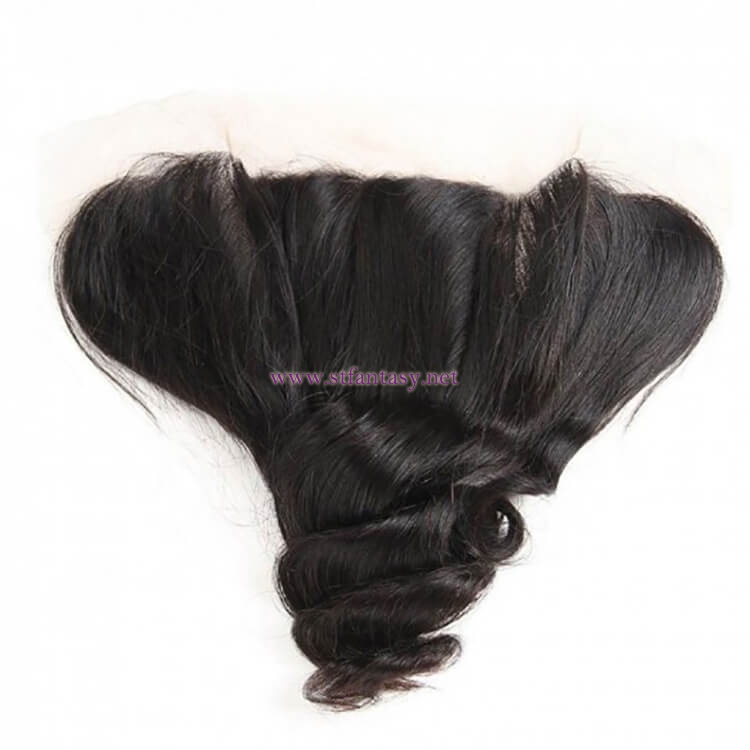 ST Fantasy Indian Loose Wave 4 bundles With 134 Lace Frontal Closure