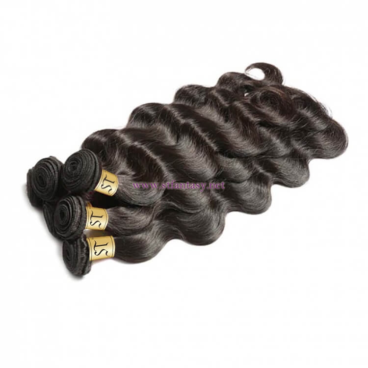 ST Fantasy Peruvian Body Wave 134 Lace Frontal Closure With 3Bundles