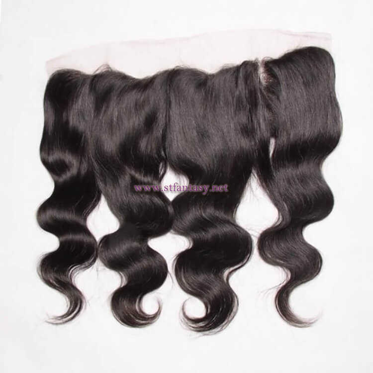 ST Fantasy 13x4'' Peruvian Lace Frontal Closure With 4Bundles Body Wave Hair