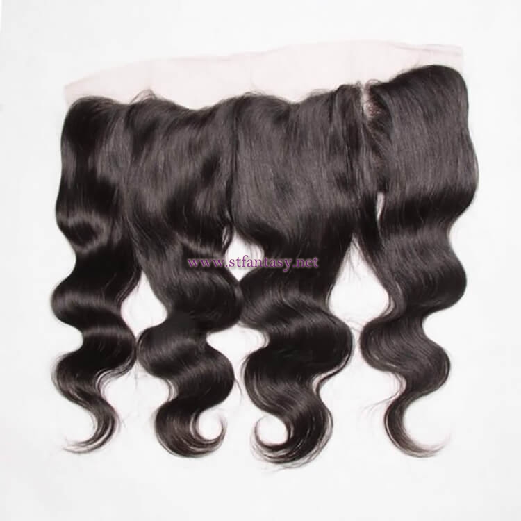 ST Fantasy Human Hair Lace Frontal Closure With 4Bundles Brazilian Body Wave