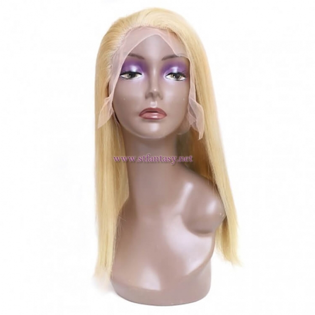 ST Fantasy Best #613 Blonde Full Lace Human Hair Wigs With Baby Hair