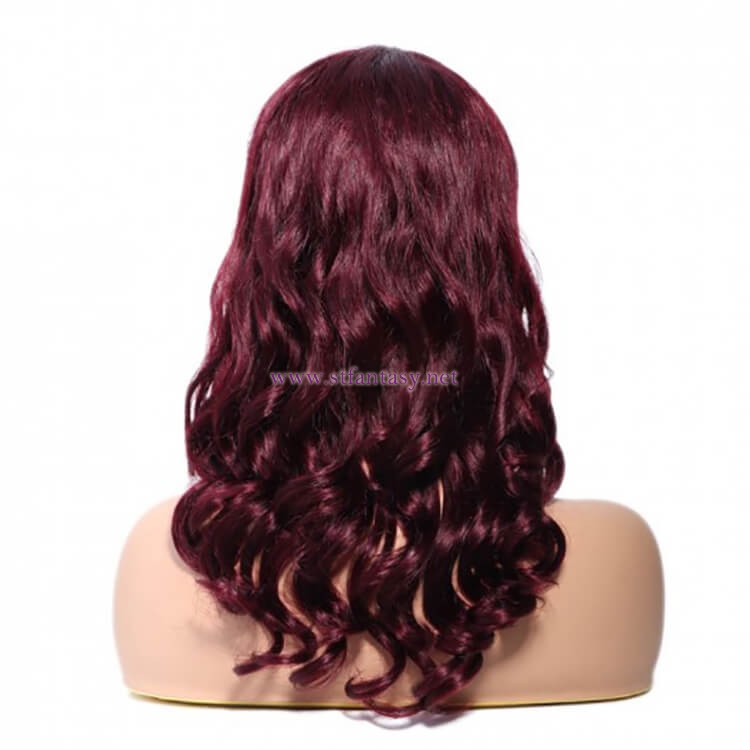 ST Fantasy Natural Middle Part Body Wave Human Hair Wig