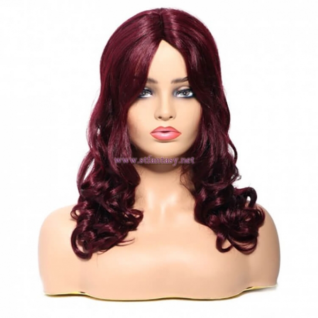 ST Fantasy Natural Middle Part Body Wave Human Hair Wig