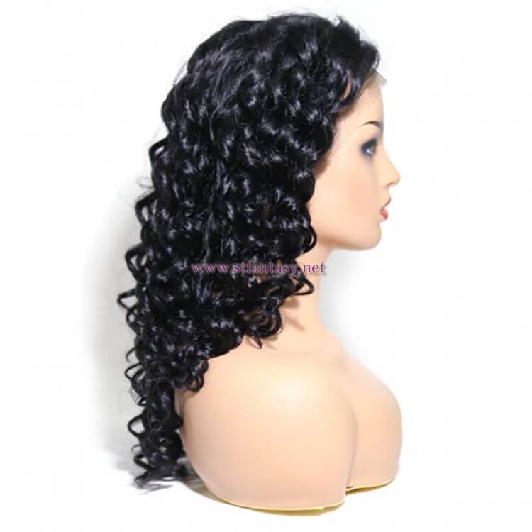 ST Fantasy Awesome Medium Length Free Part Lace Front Curly Wig