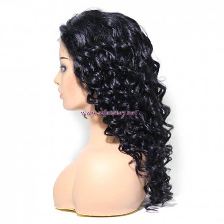 ST Fantasy Awesome Medium Length Free Part Lace Front Curly Wig