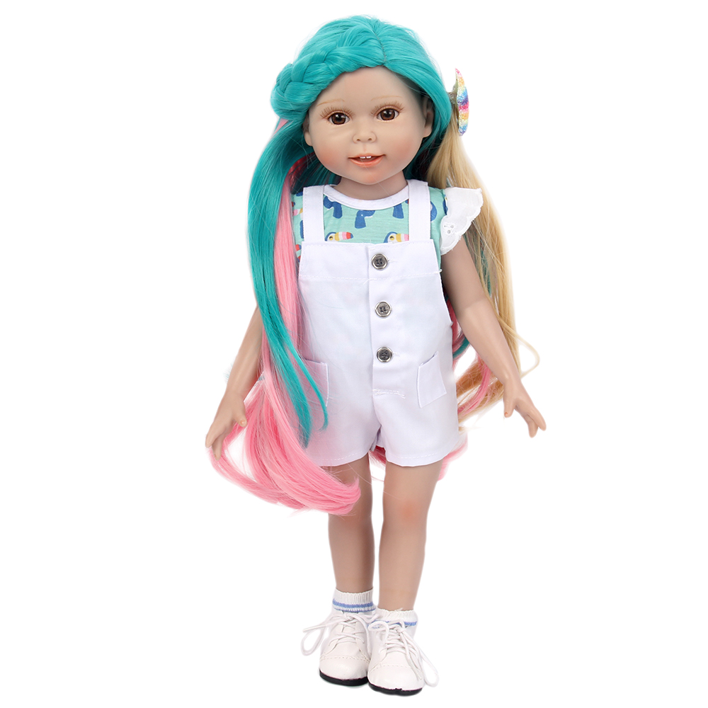 Fantasy Wig Fashion Doll Wig Synthetic Hair 18 inch American Girl Doll Wigs