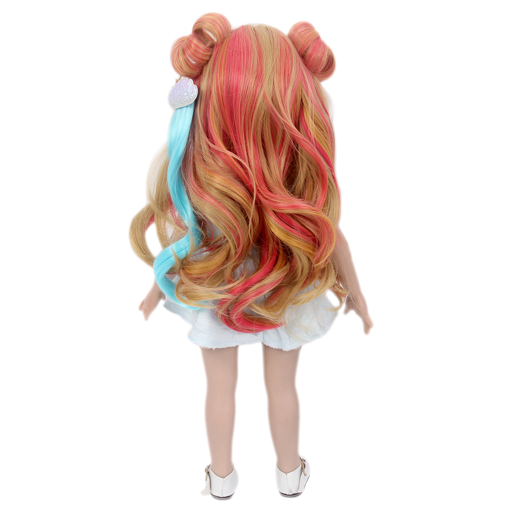 Fantasy Wig Fashion Doll Wig Synthetic Red Hair 18 inch American Girl Doll Wigs