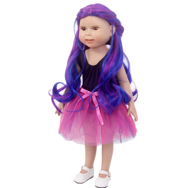 Synthetic Wigs For 18" American Girl Doll Wigs GF-B4618#T2411HTF2517