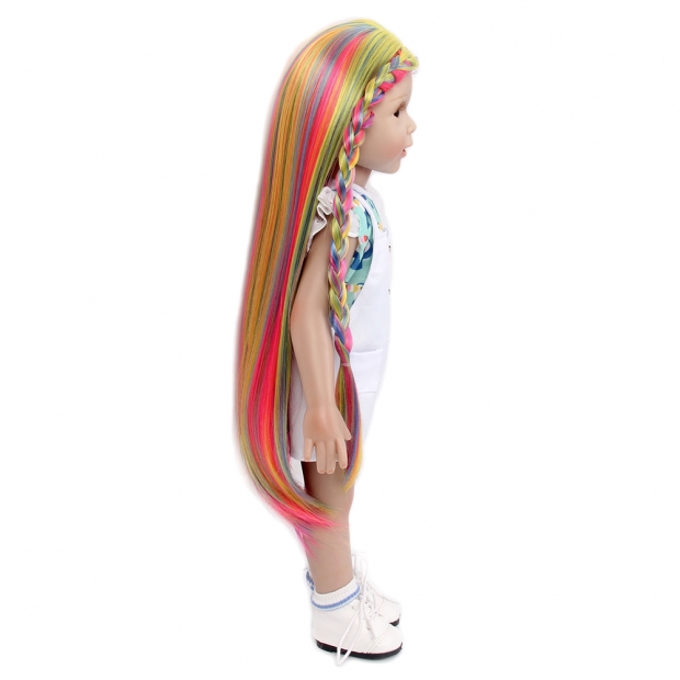 China Wig Manufacturer Drop Shipping 100% Japanese Synthetic Doll Wig GF-B4619#G734