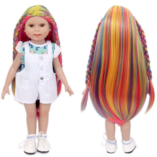 China Wig Manufacturer Drop Shipping 100% Japanese Synthetic Doll Wig GF-B4619#G734