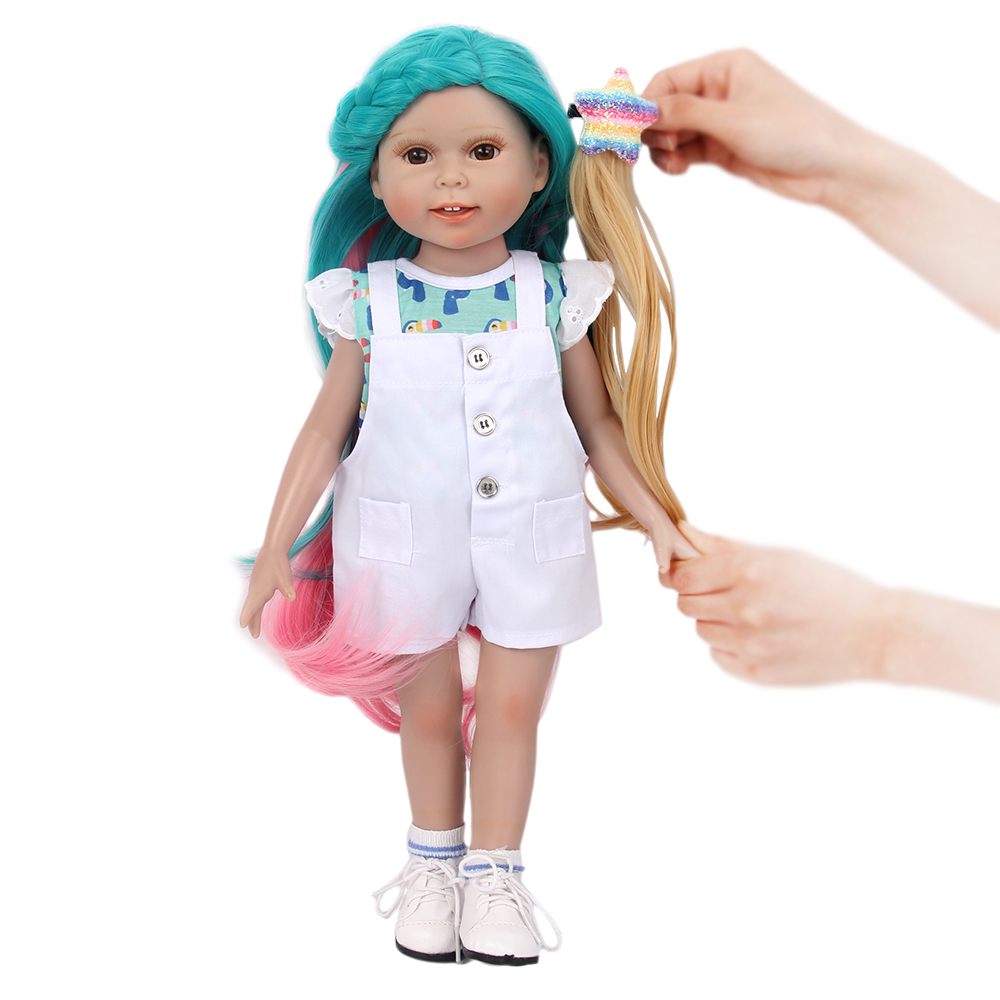 Fantasy Wig Fashion Doll Wig Synthetic Hair 18 inch American Girl Doll Wigs